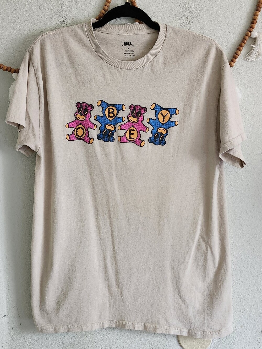 Obey Teddy Bear Graphic Shirt